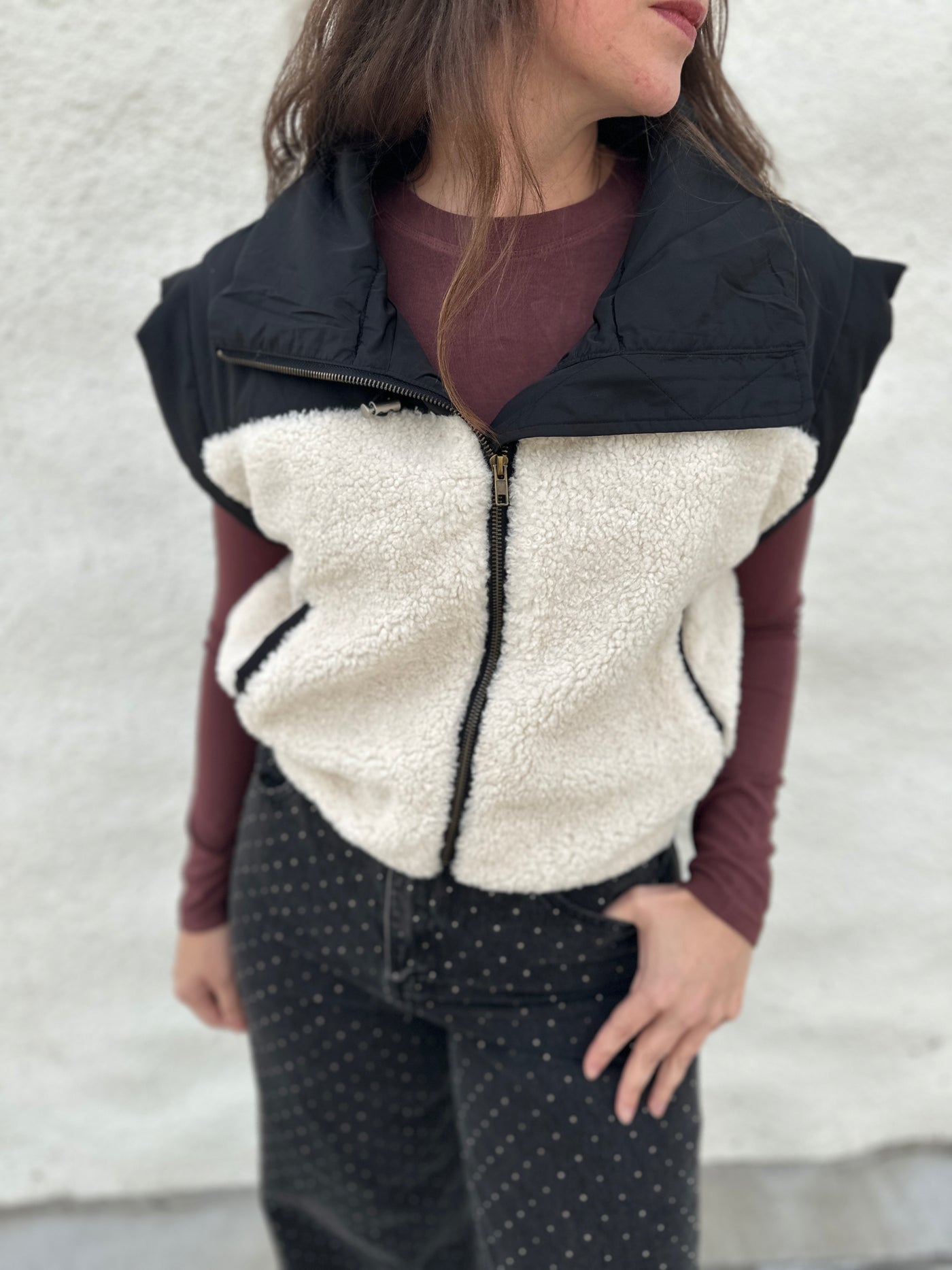 DEAR JOHN The Rosalia Sherpa Vest