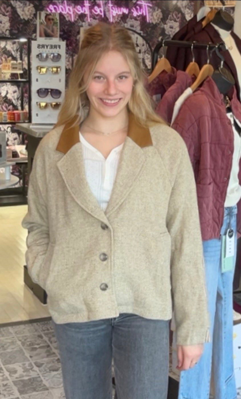 The Sydney Mixed Media Blazer