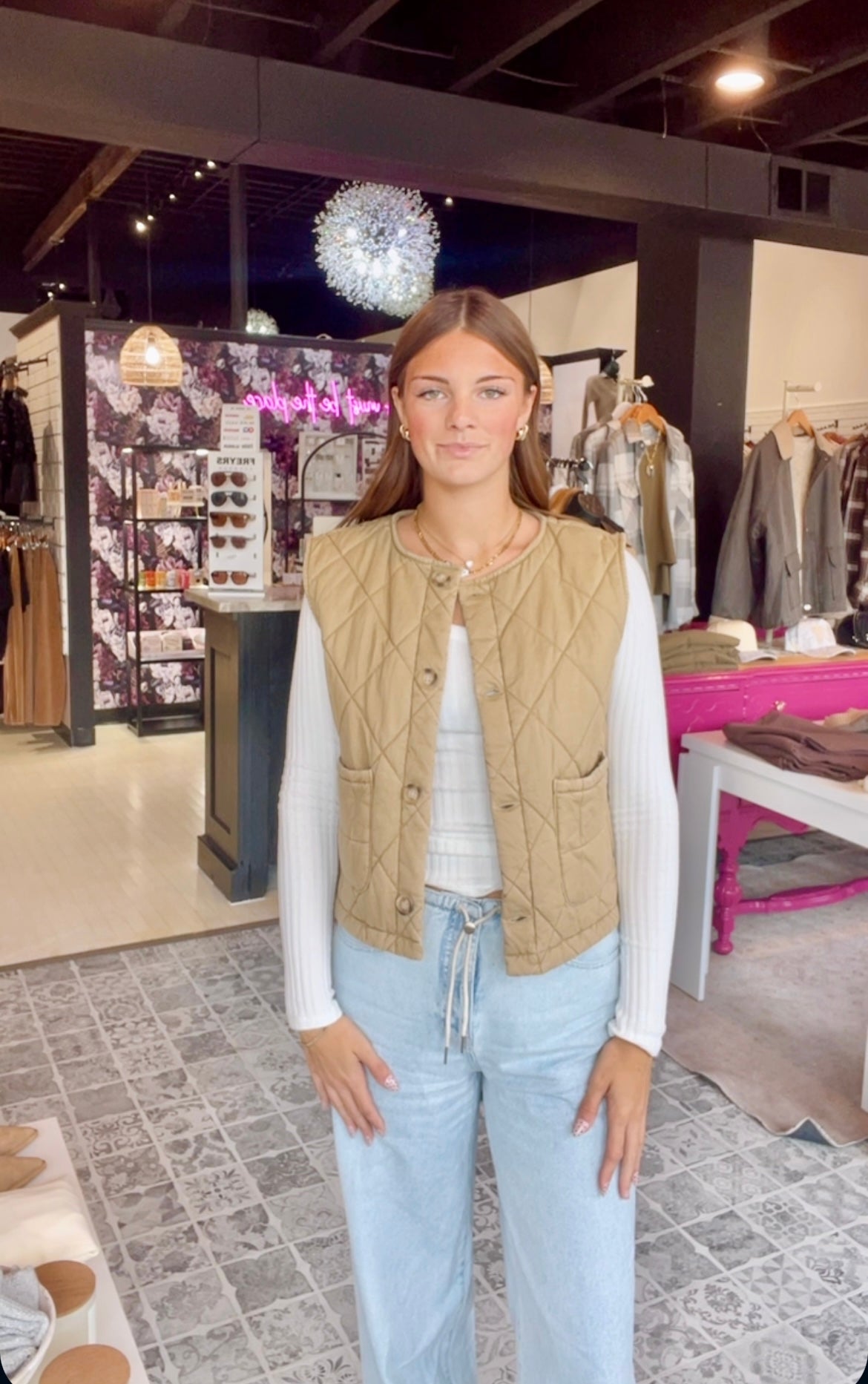 The Amelia Quilted Vest