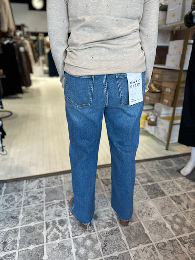 DAZE The Pleaser High Rise Wide Ankle with Welt Pockets