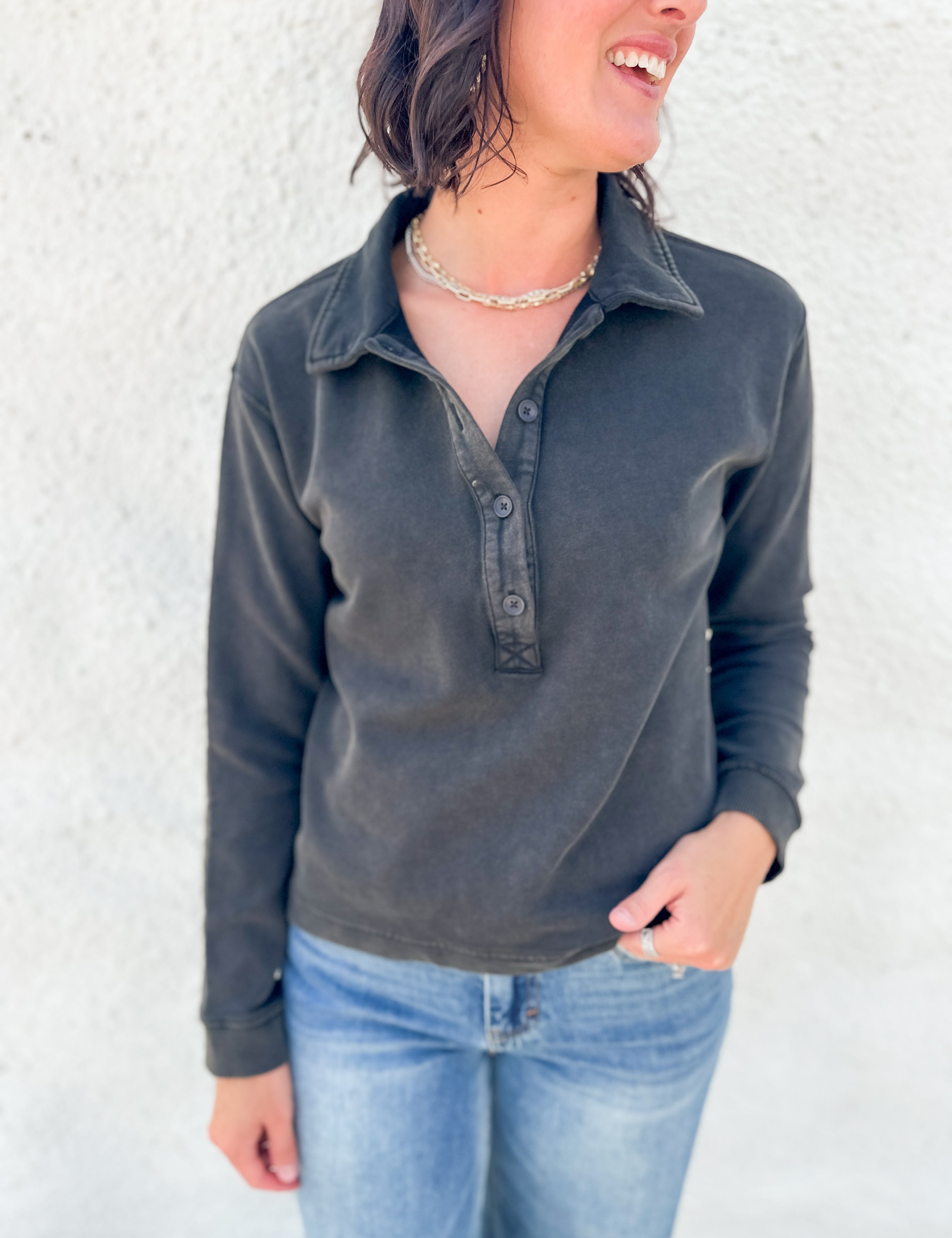 The Ivy Rugby Pullover by Bobi
