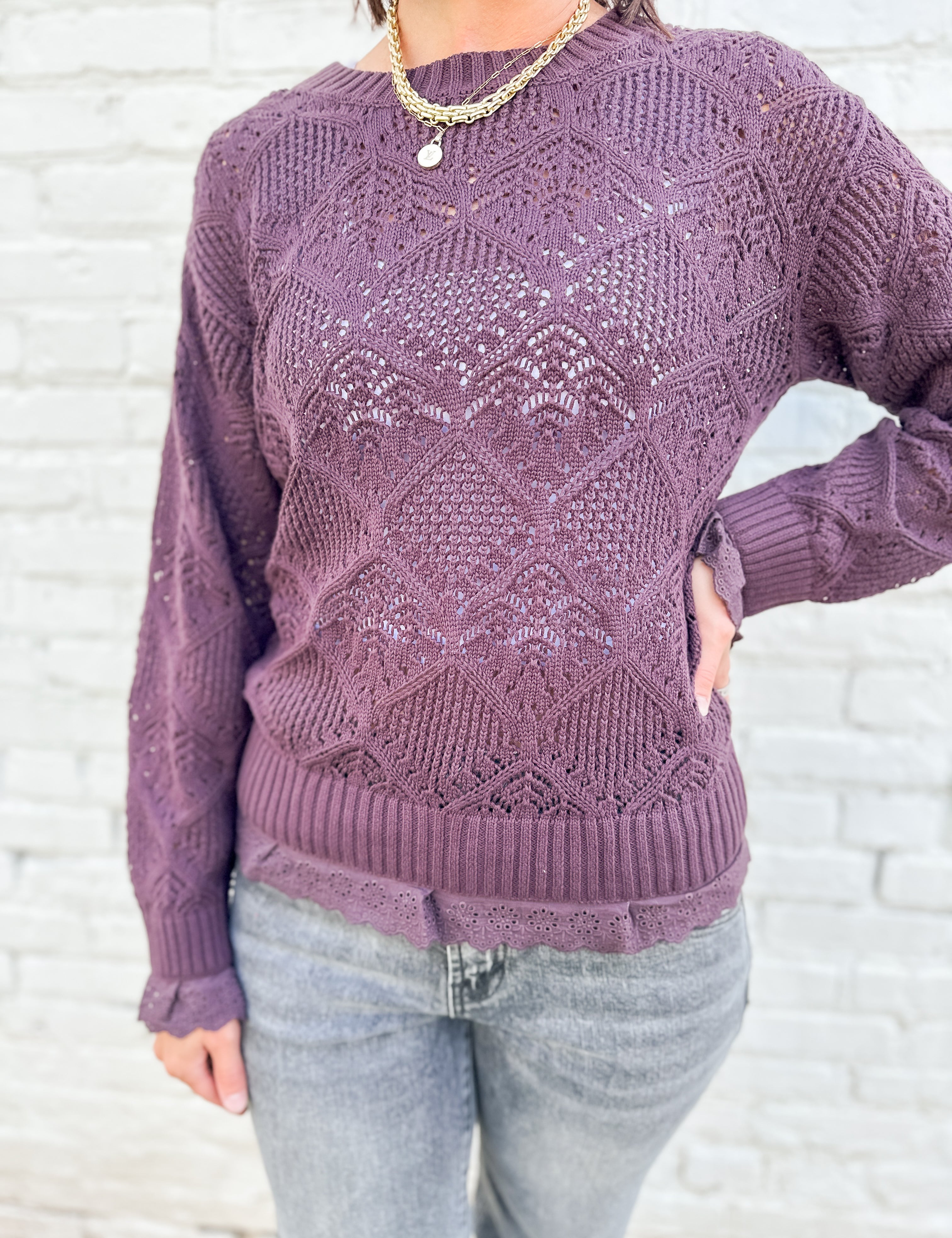 The Torrance Knit Sweater by Another Love