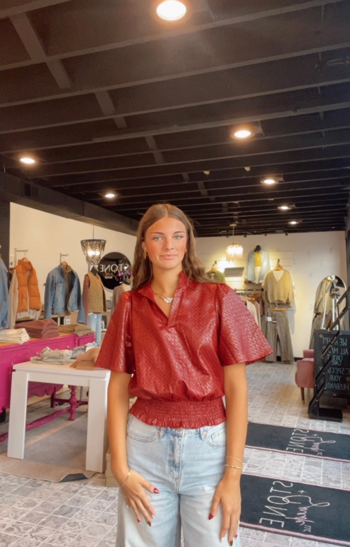 The Darian Textured Top