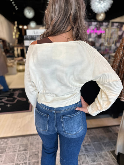 The On A Stroll Boatneck Knit Top