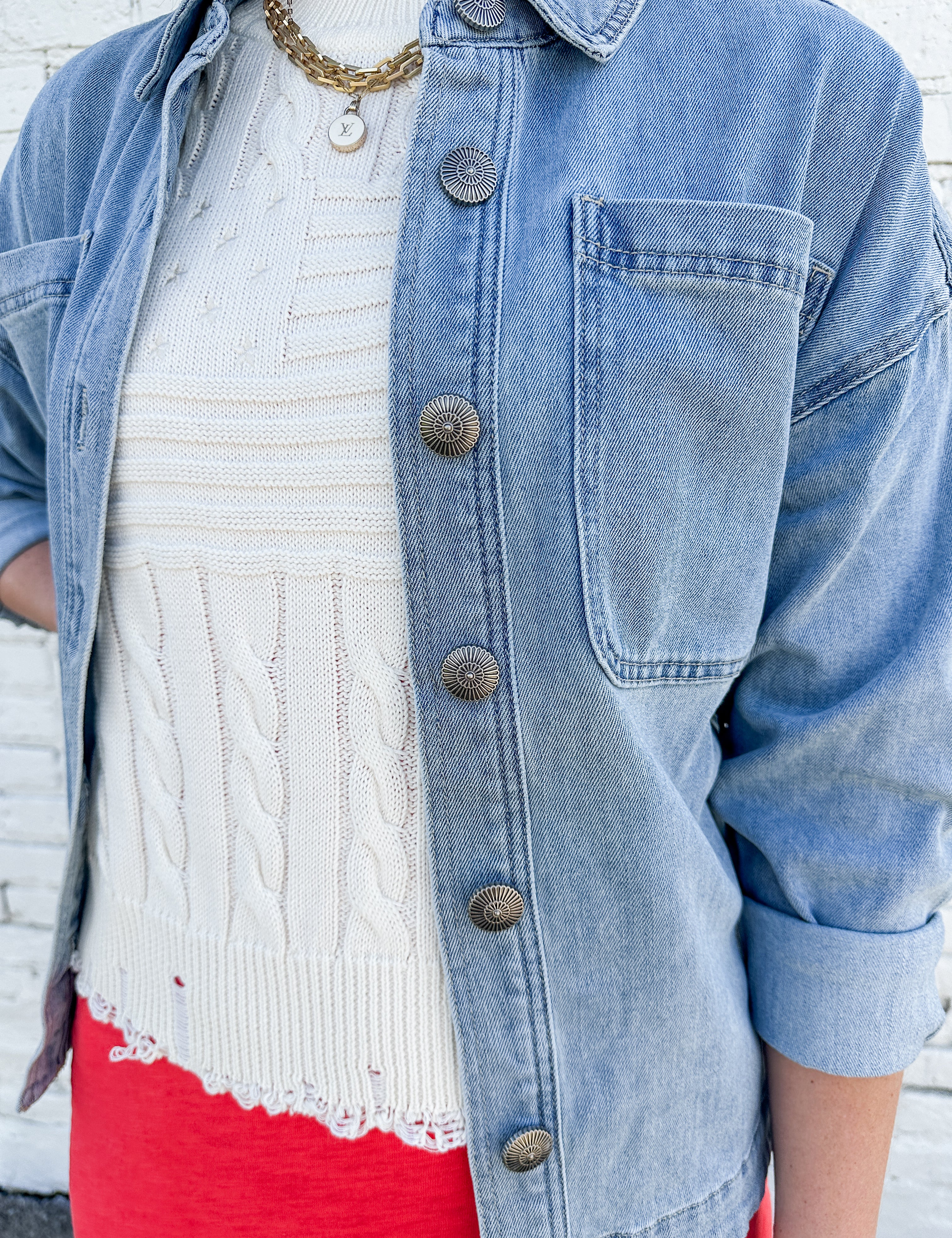 The Shea Shacket by Mica Denim