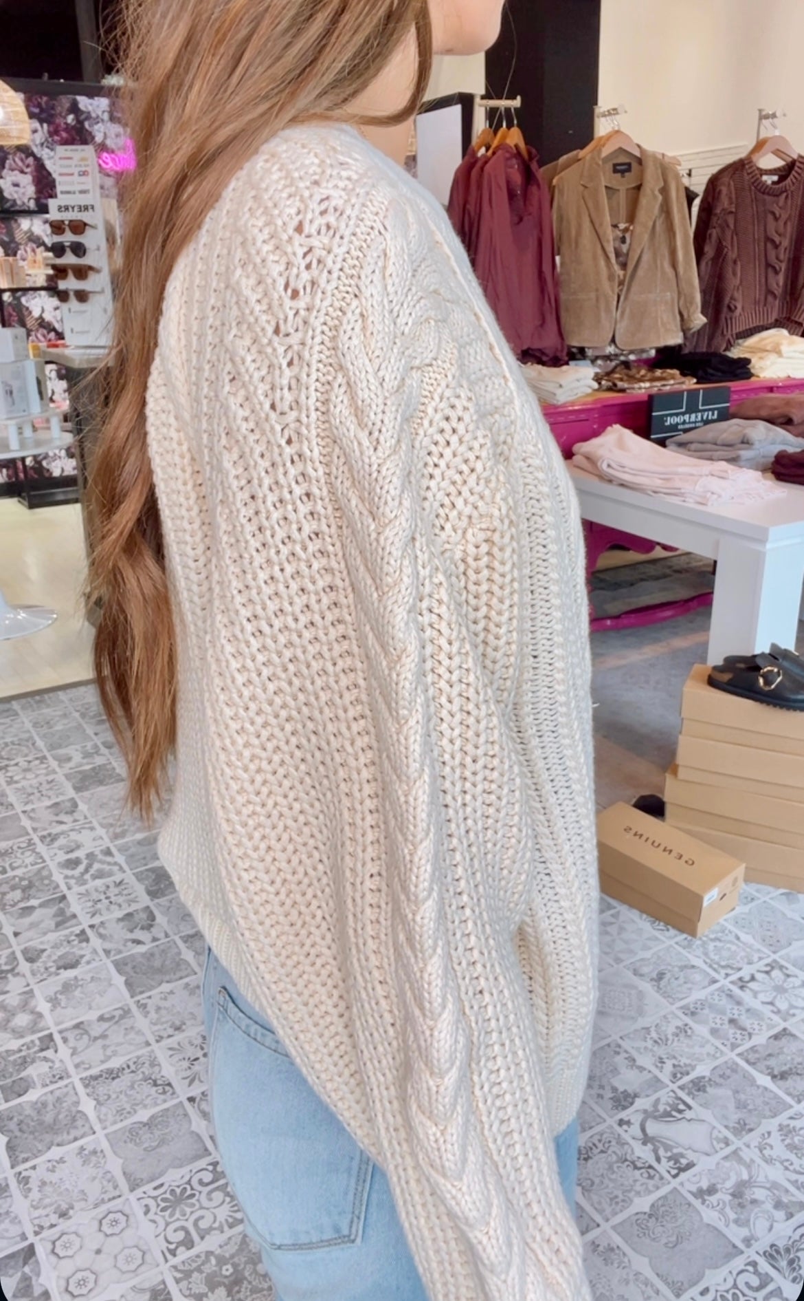FREE PEOPLE The Frankie Cable Sweater