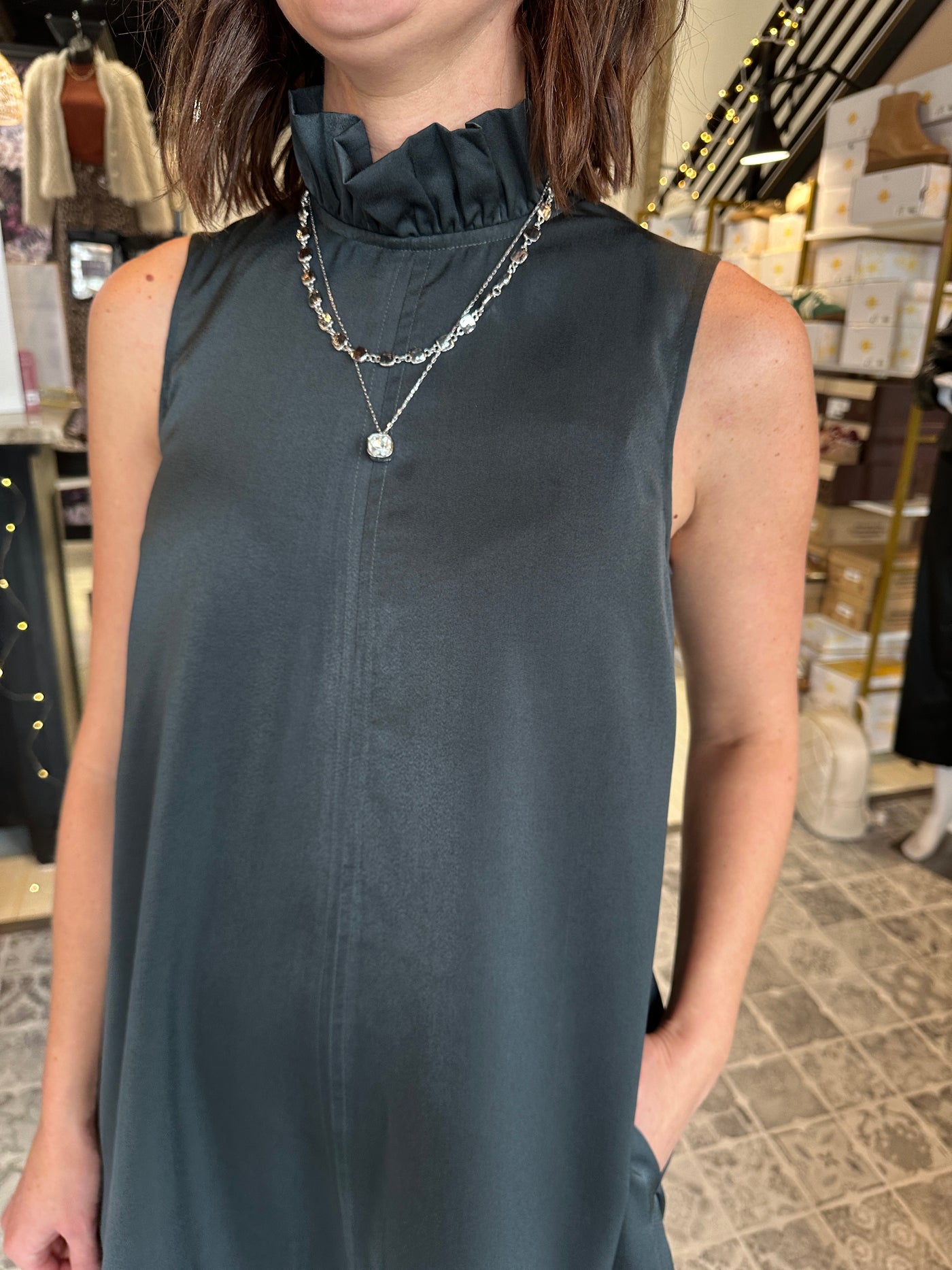 The Everly Satin Dress