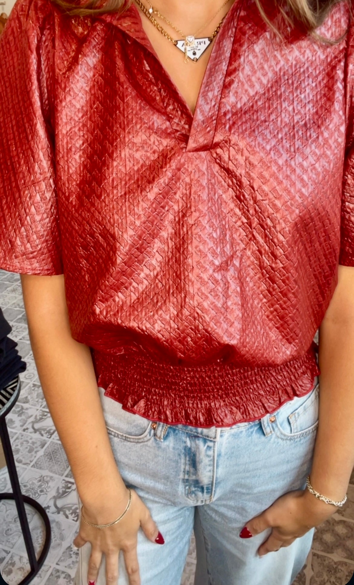The Darian Textured Top