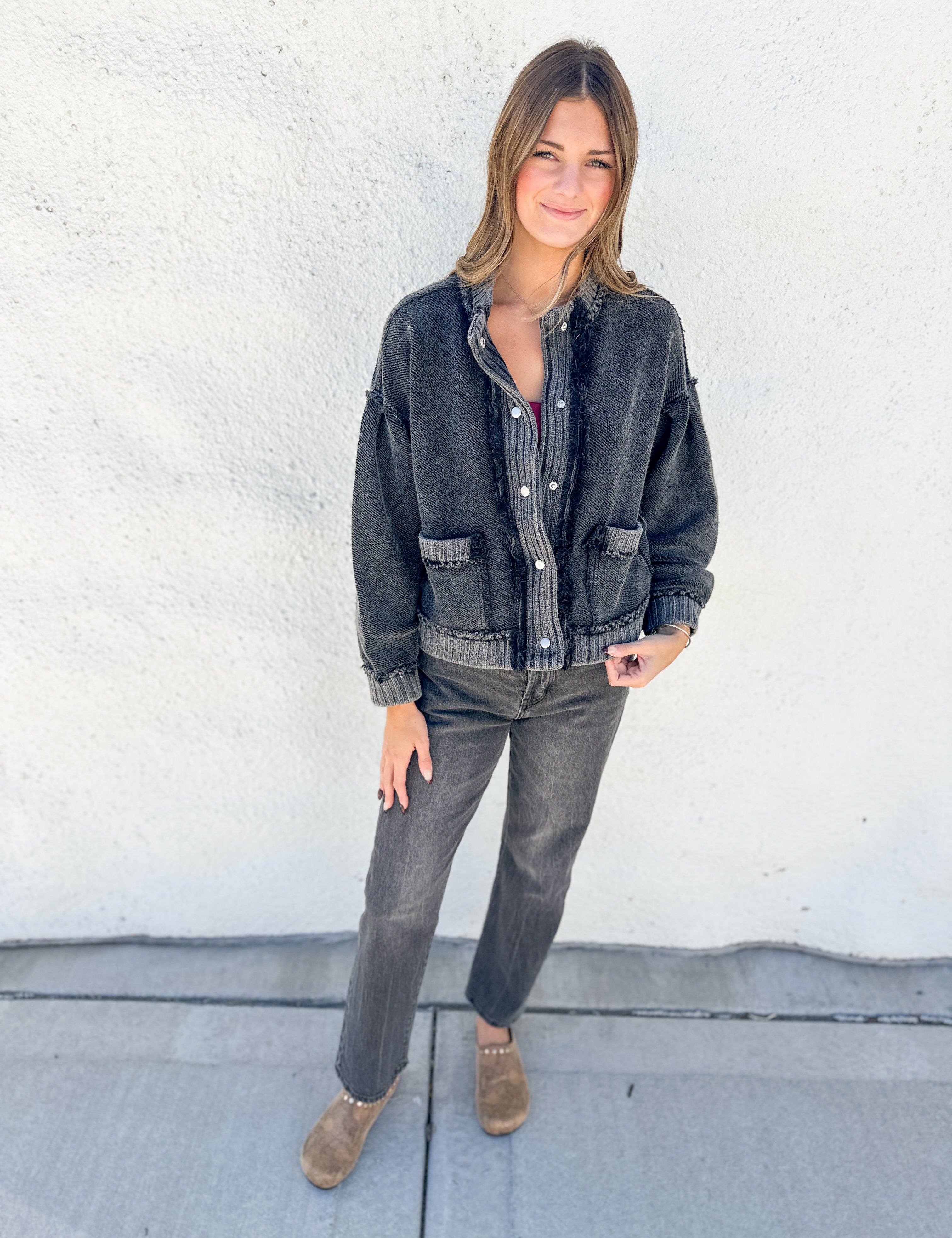 The Reese Sweater Jacket by Dear John Denim