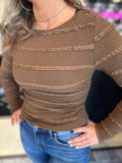 The Echo Valley Knit Longsleeve Top