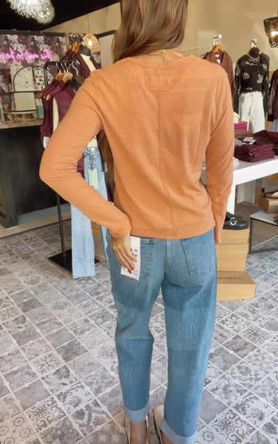FREE PEOPLE The Nova Longsleeve Tee