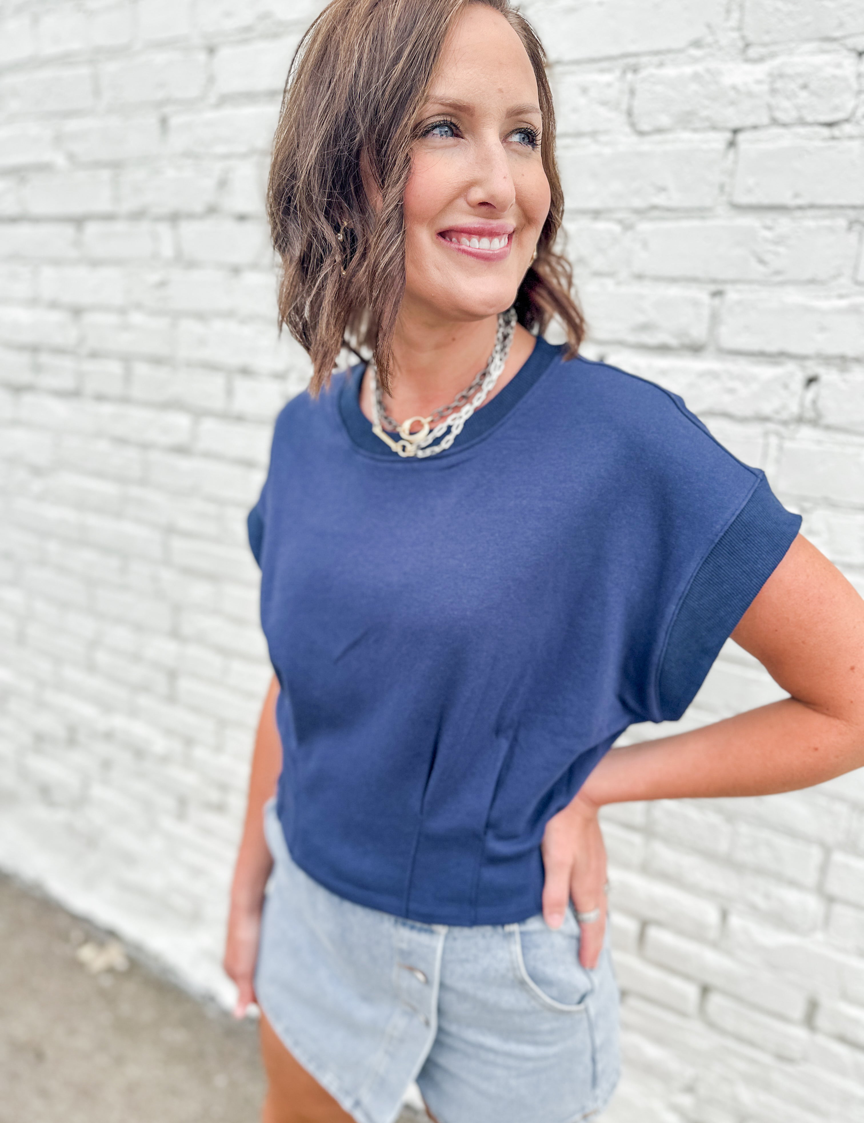 The Lennox Pleated Waist Top