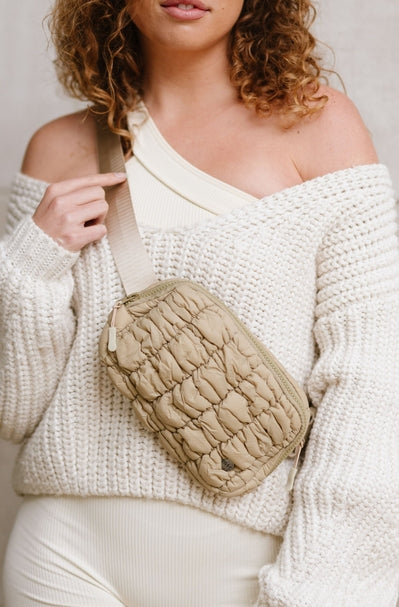 The Atlas Puffer Belt Bag