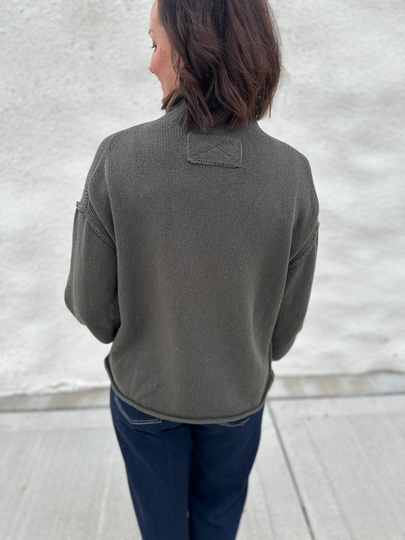 FREE PEOPLE The WTF Torres Roll Neck Sweater