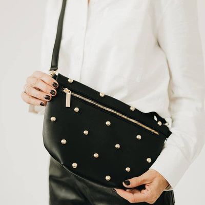 The Chic Gold Studded Westlyn Bum Bag