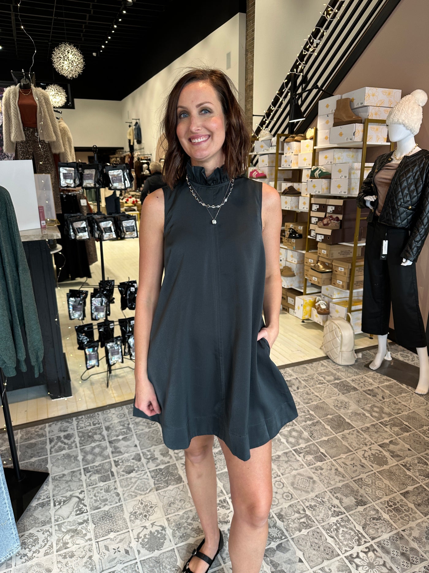 The Everly Satin Dress