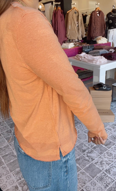 FREE PEOPLE The Nova Longsleeve Tee