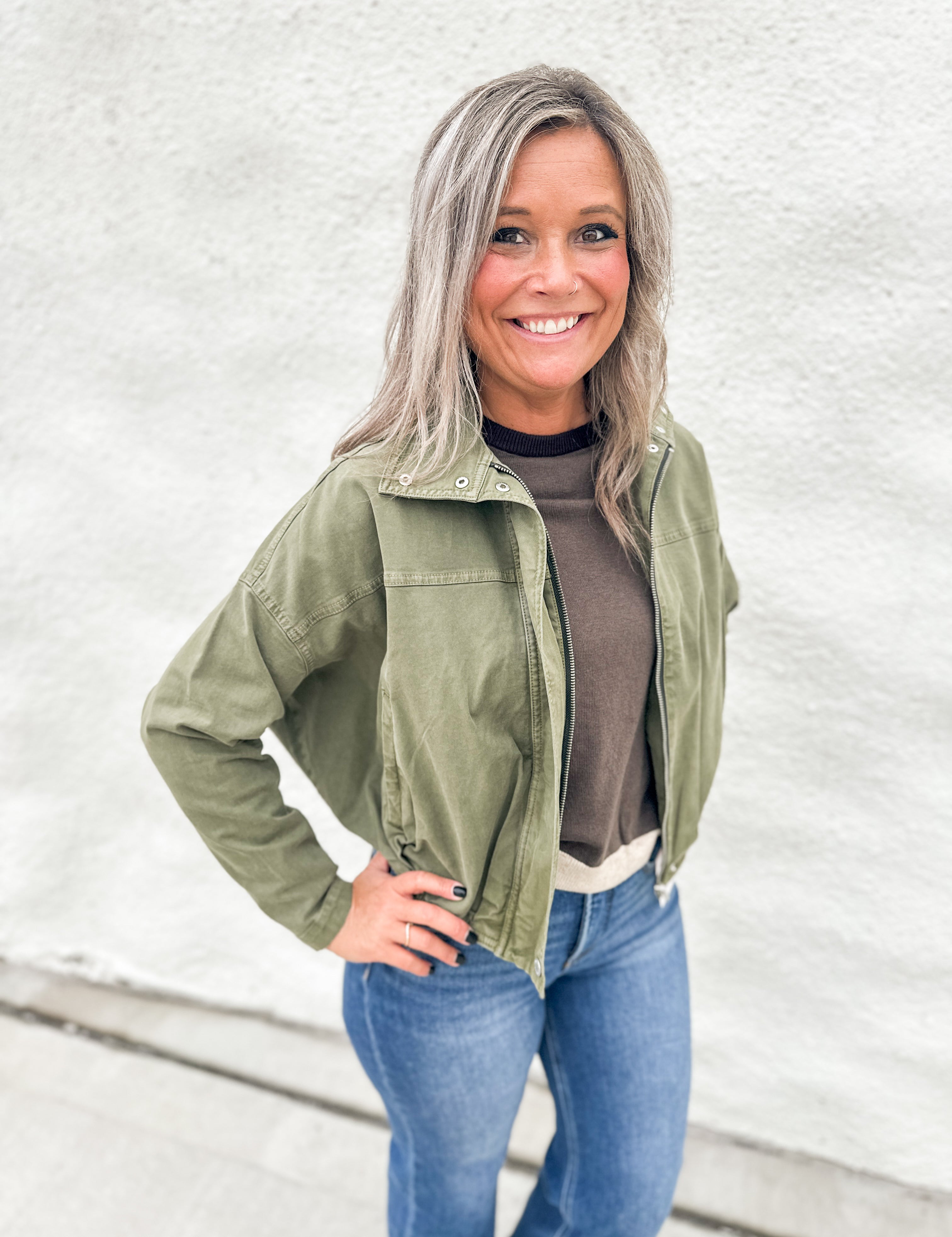 The Blake Funnel Neck Jacket