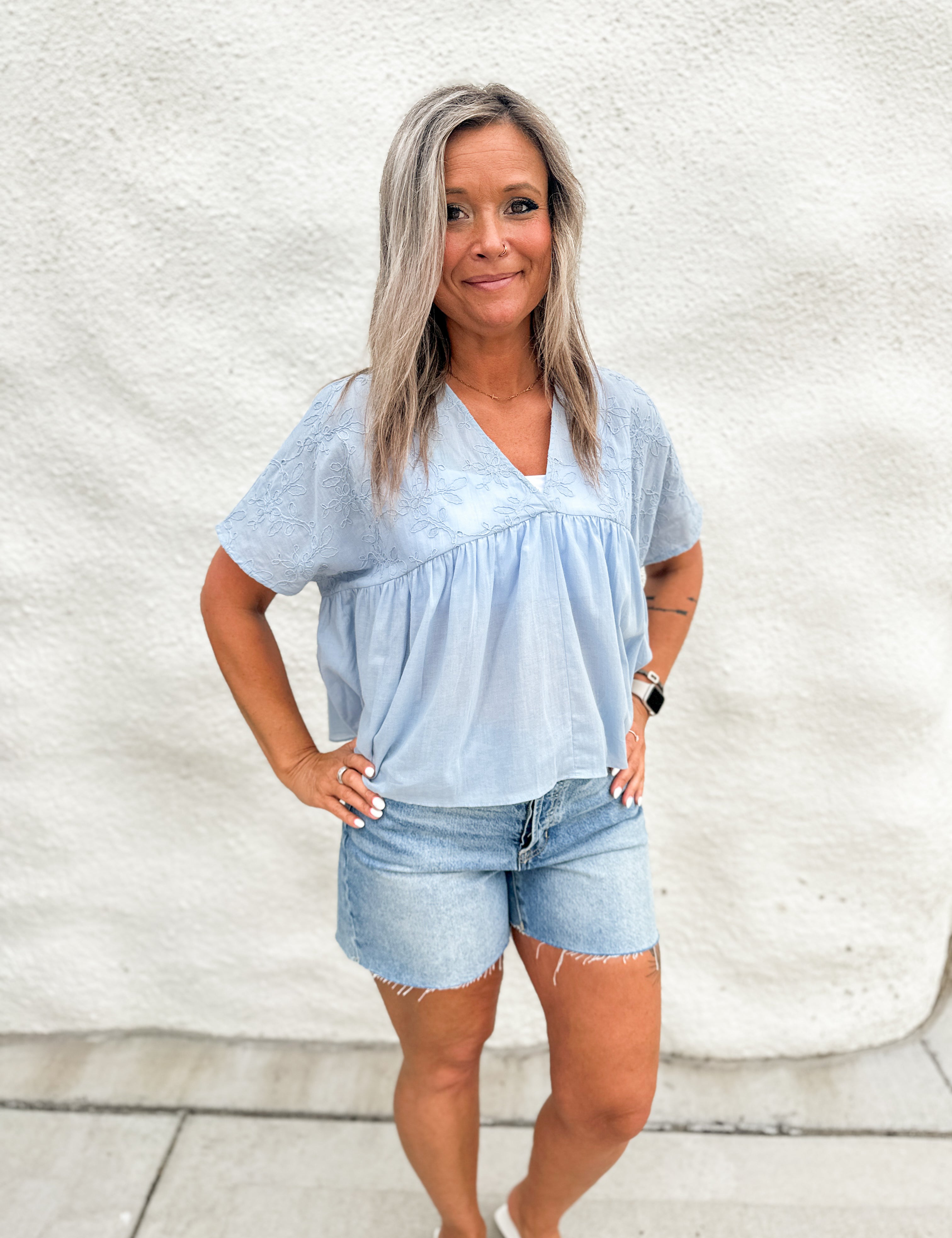 The Emilie Floral Detail Blouse