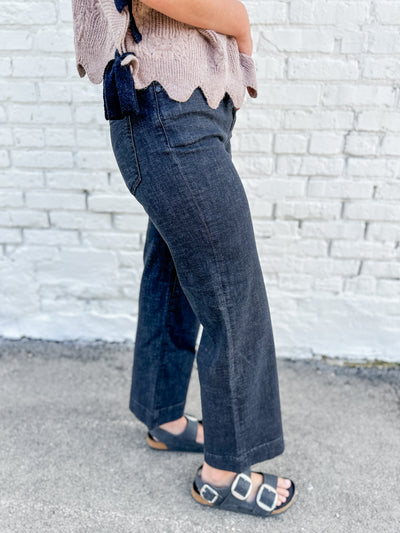 LIVERPOOL Stride High Rise Wide Leg 30 in Inseam