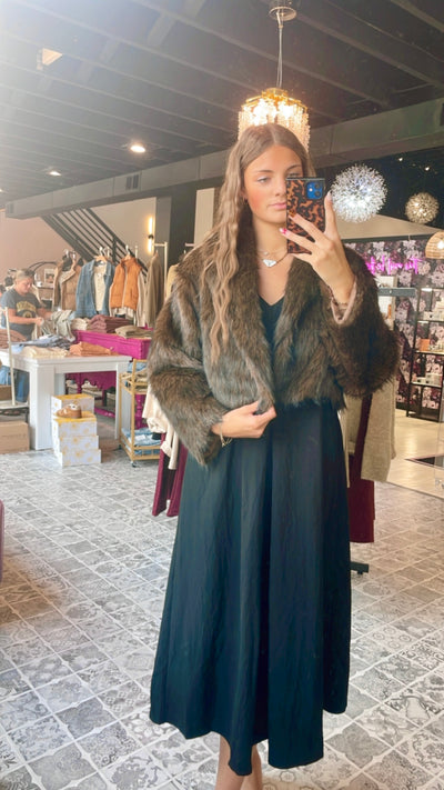 The Delaney Shoulder Twist Dress