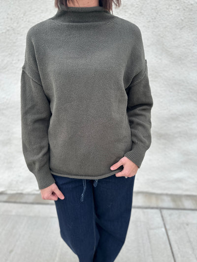 FREE PEOPLE The WTF Torres Roll Neck Sweater