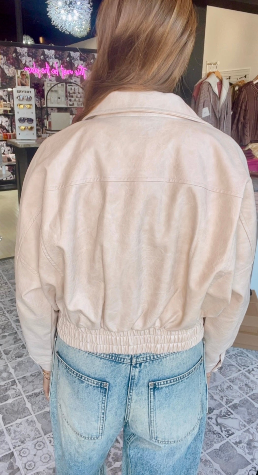 The Gianna Faux Leather Jacket