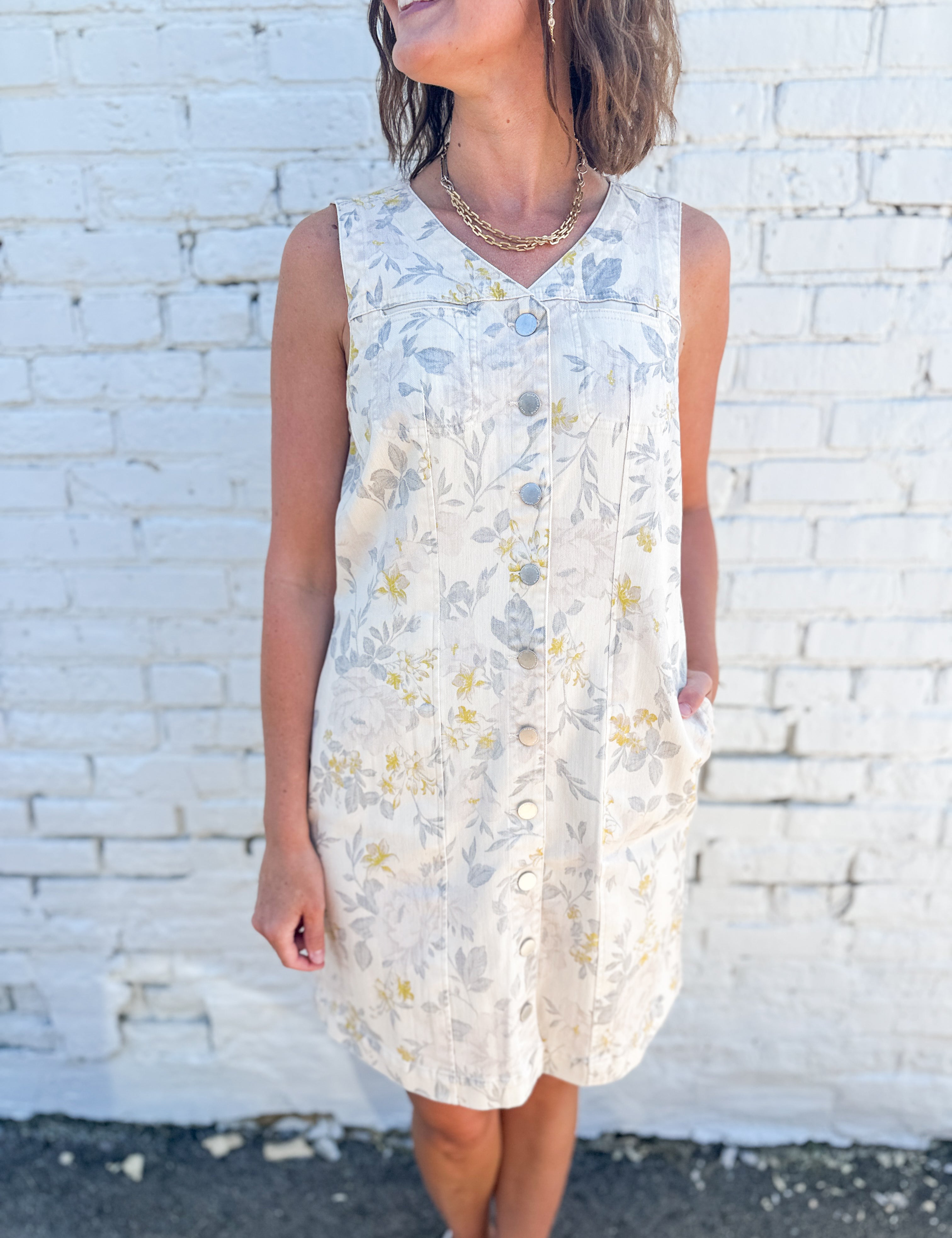 The Zamira Denim Midi Dress by Dear John Denim