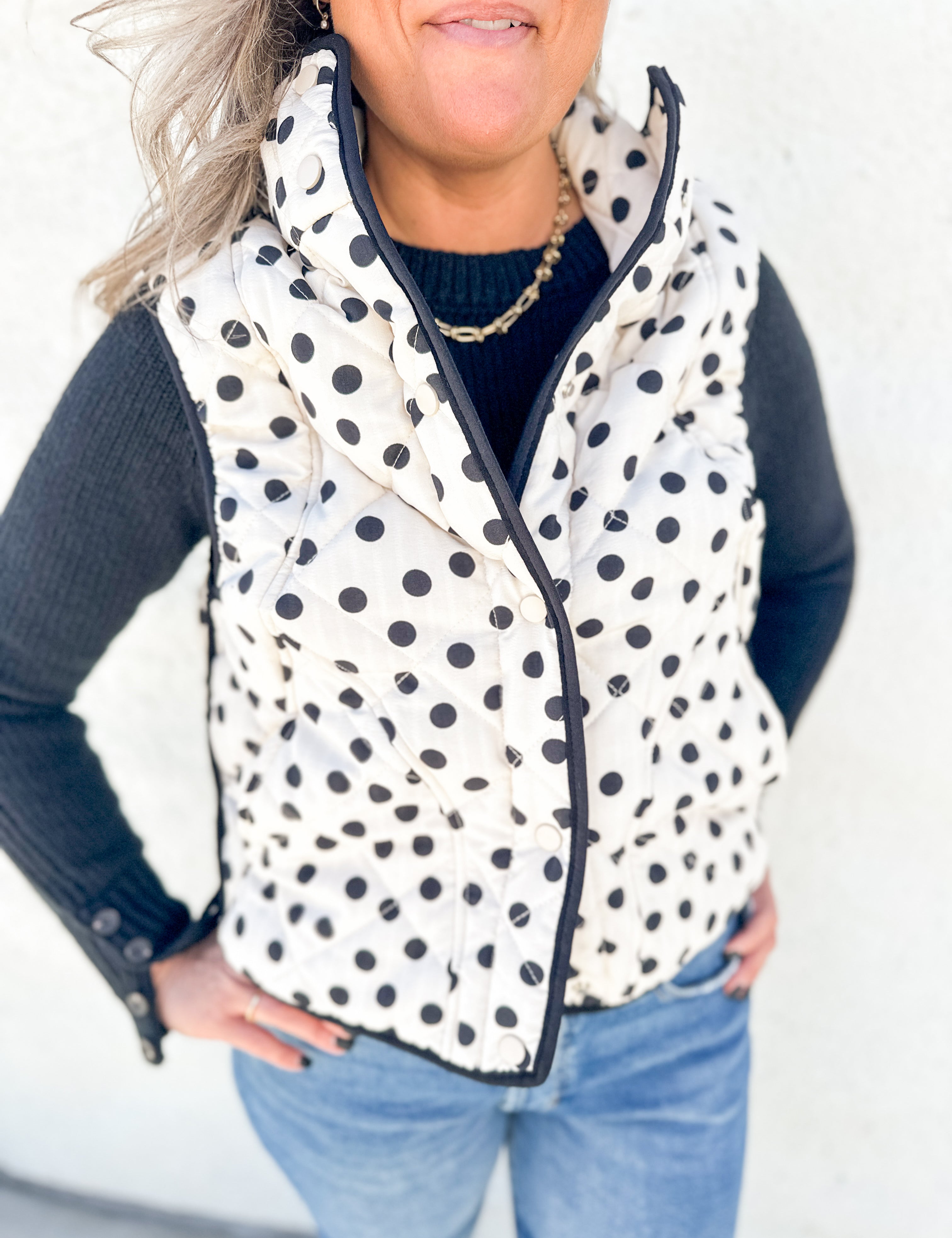 The Dottie Quilted Vest