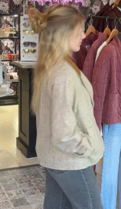The Sydney Mixed Media Blazer