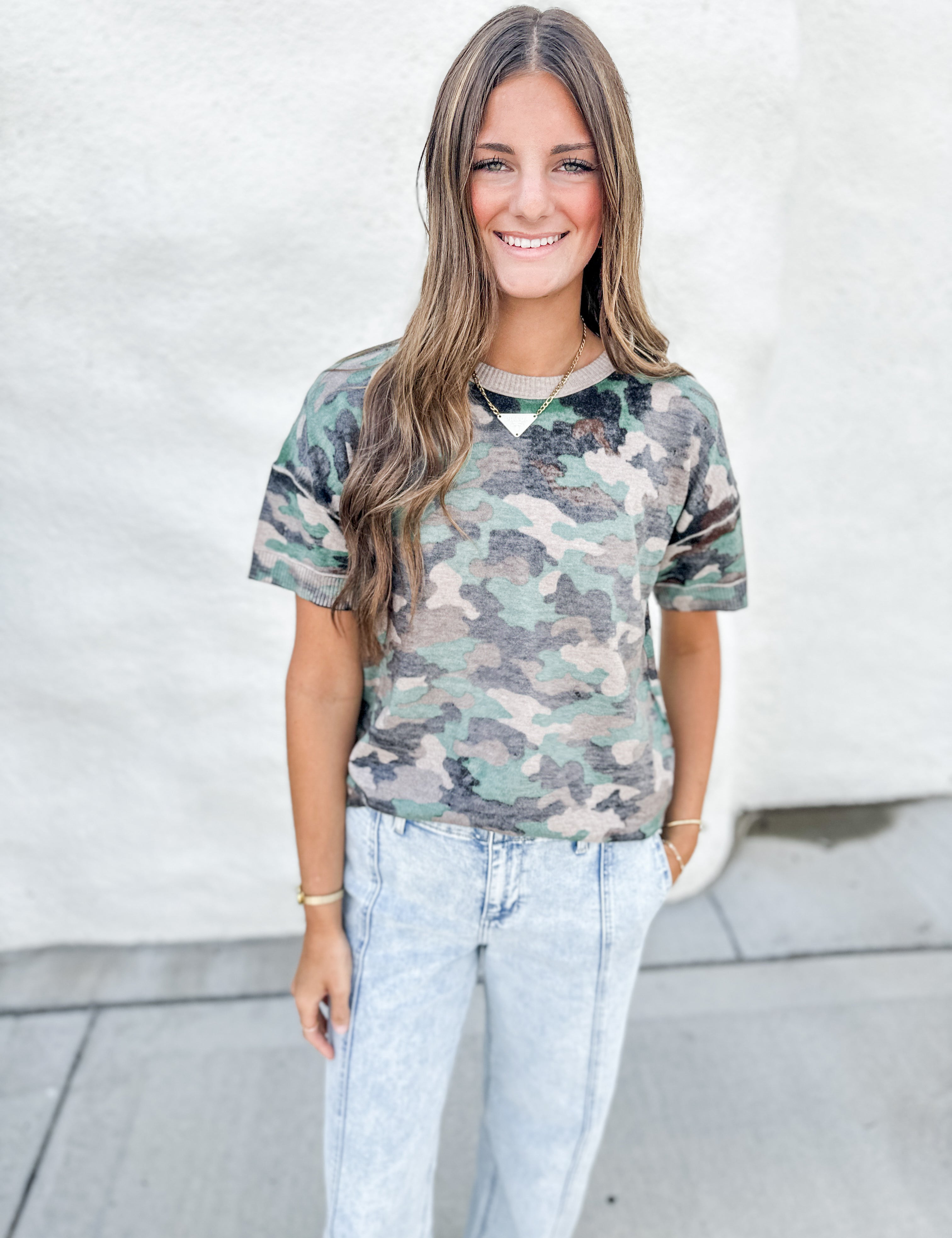The Demi Short Sleeve Sweater
