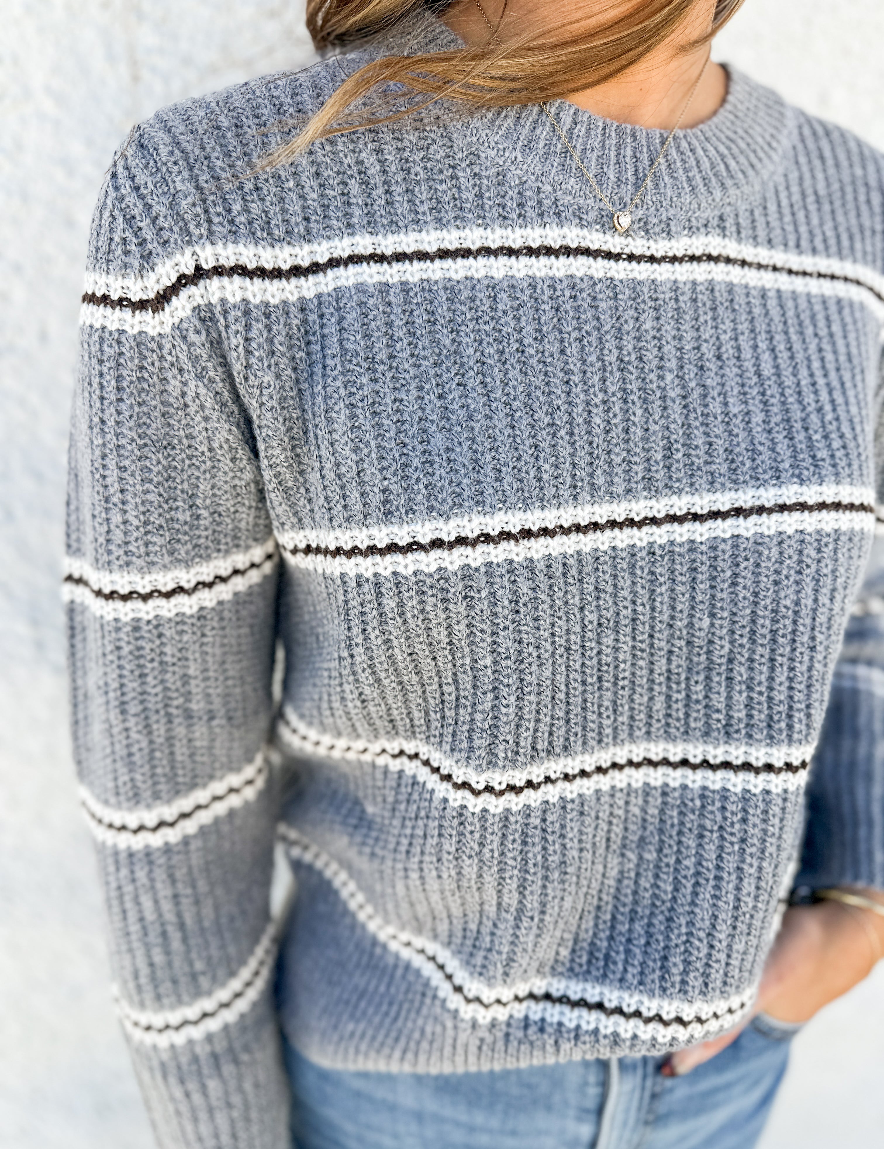 The Warm Chai Striped Sweater