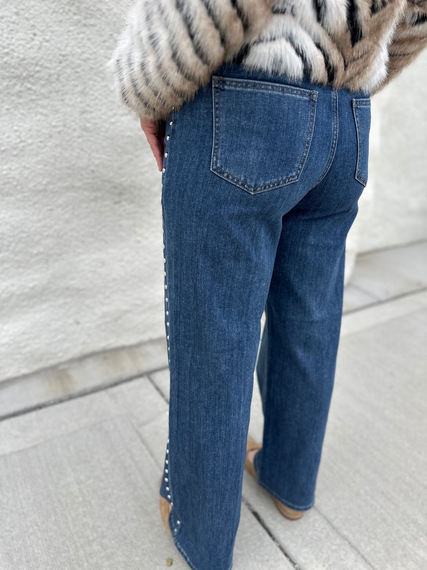 JBD The Libby Studded Drawstring Wide Leg