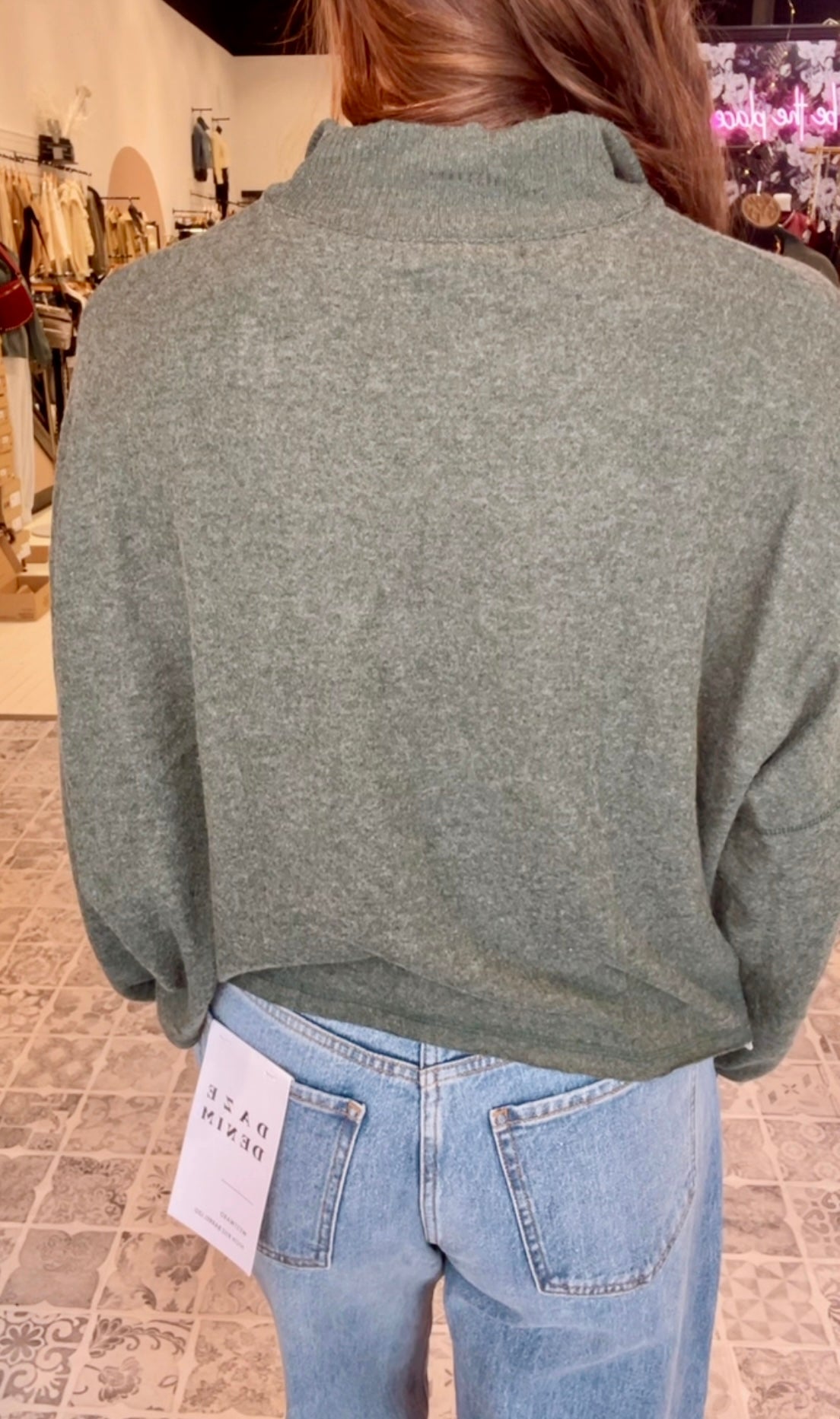 PROJECT SOCIAL TEE The Ada Cozy Half Zip Longsleeve