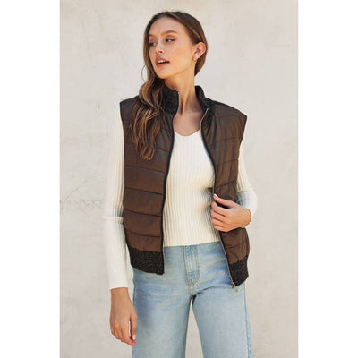 The Ellis Woven Knit Vest
