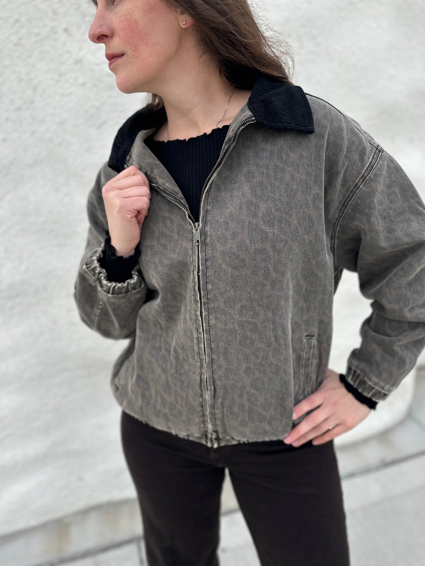 The Lexi Leopard Bomber Jacket