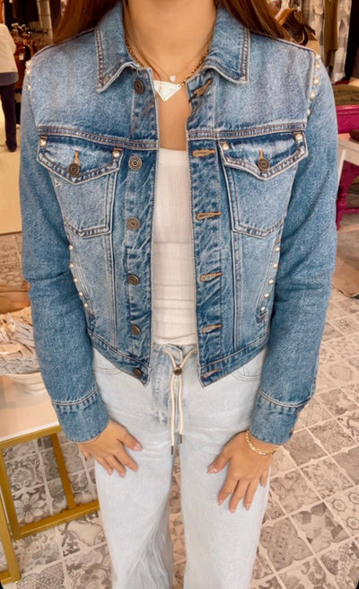 HIDDEN The Shauna Studded Trucker Jacket