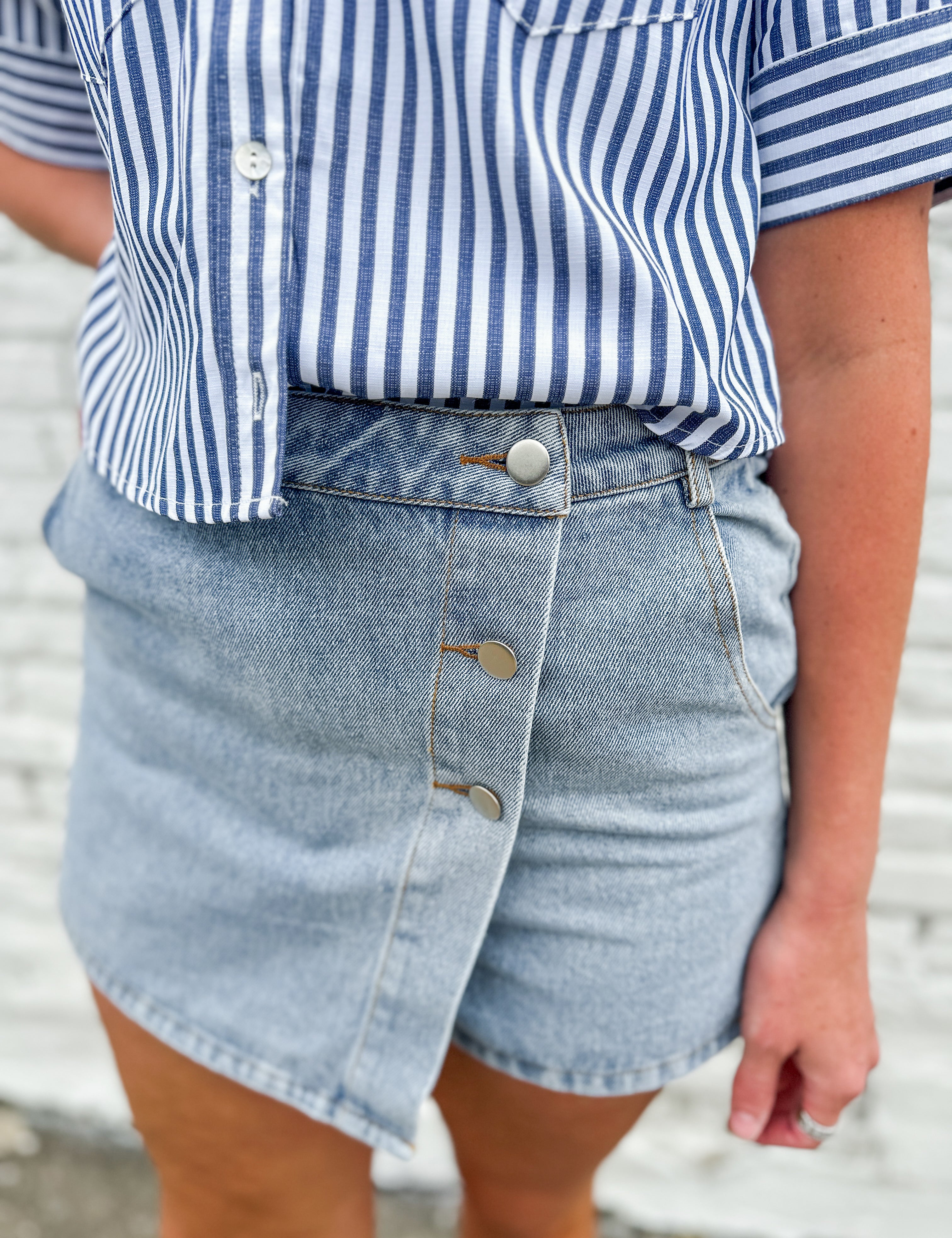 The Selena Denim Skort