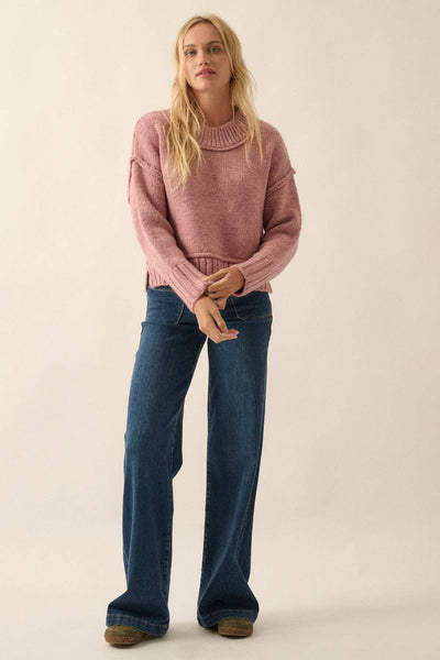 The Vera Exposed Seam Sweater