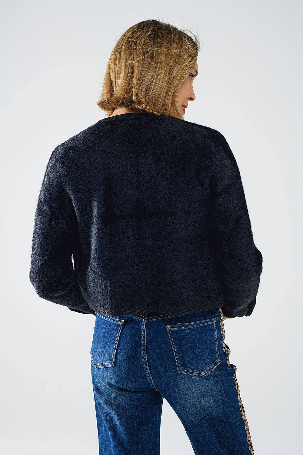 The Vanessa Fuzzy Cardigan Jacket
