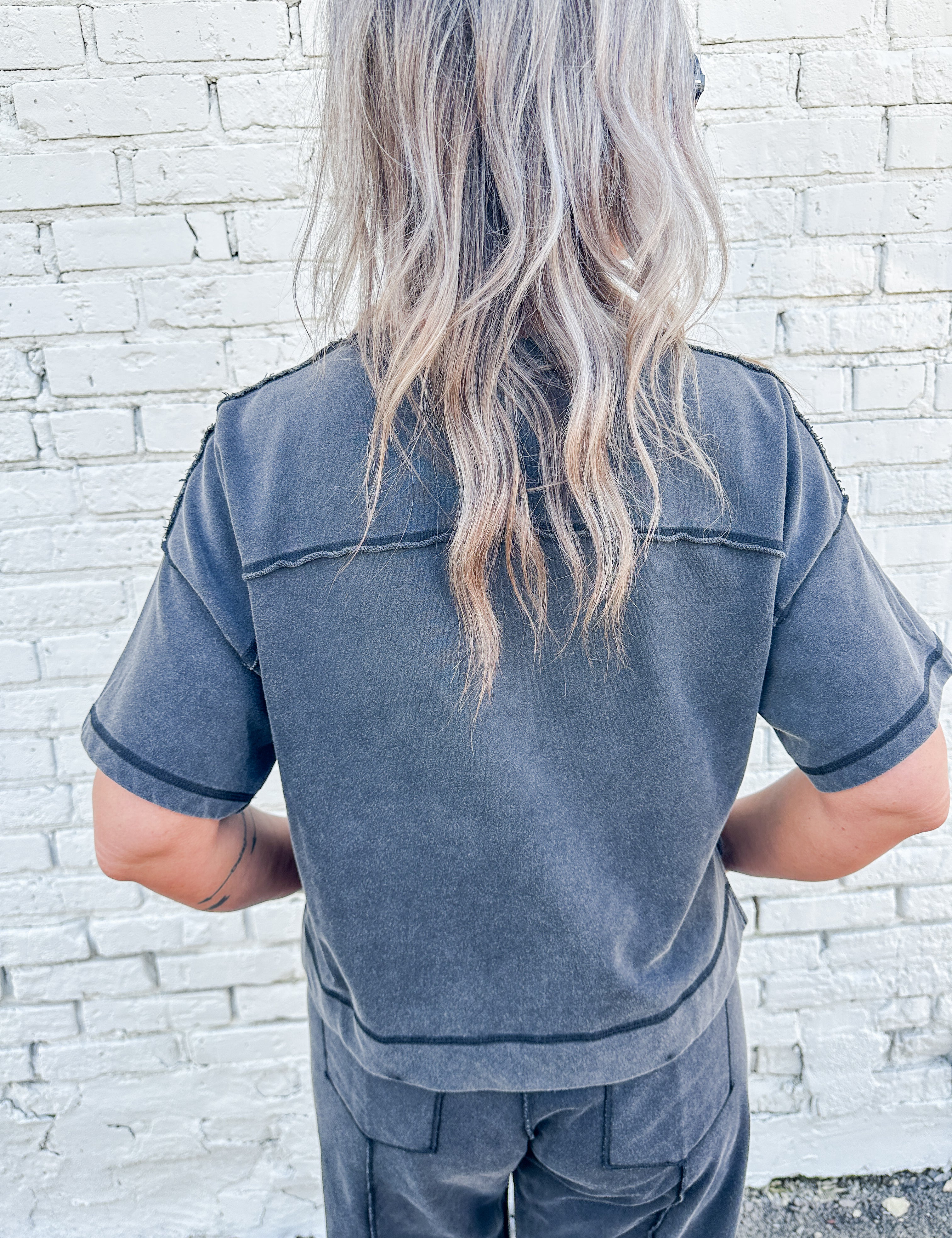 The Lennox Reverse Seamed Top