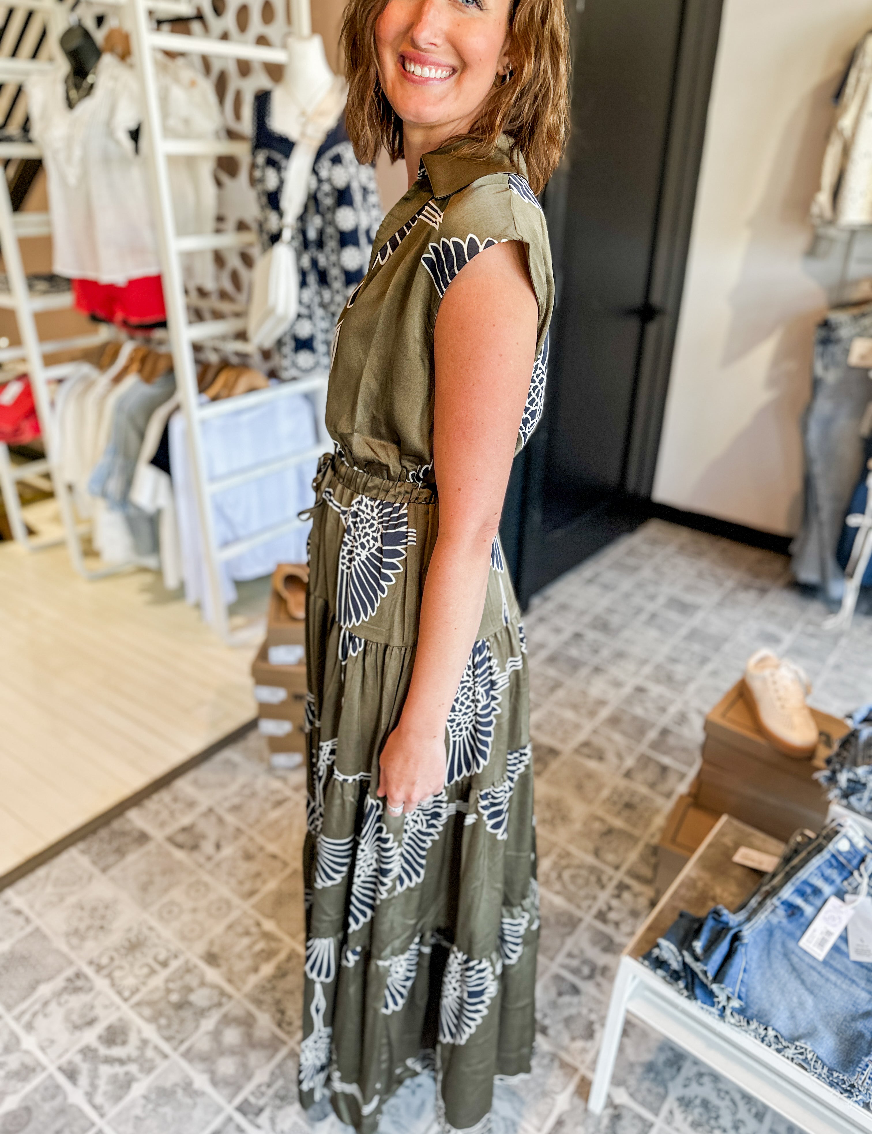 The Tara Printed Maxi Dress