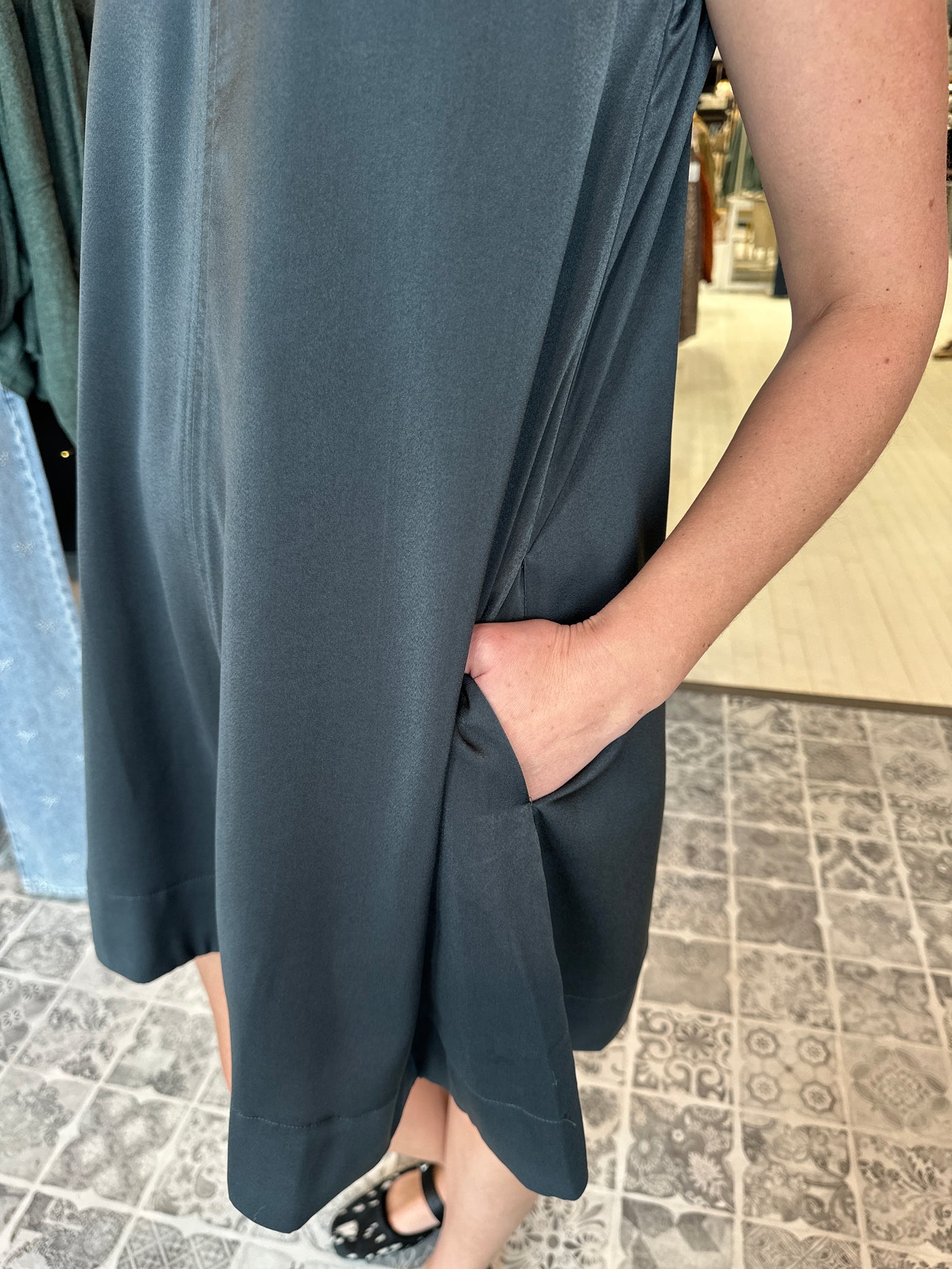 The Everly Satin Dress