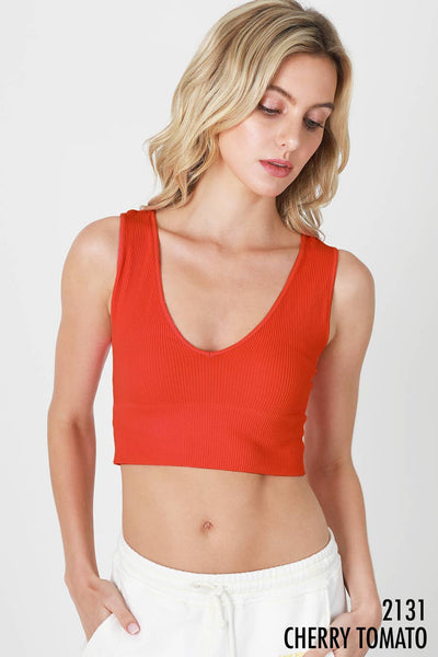 NIKIBIKI Plunge V-Neck Crop Top