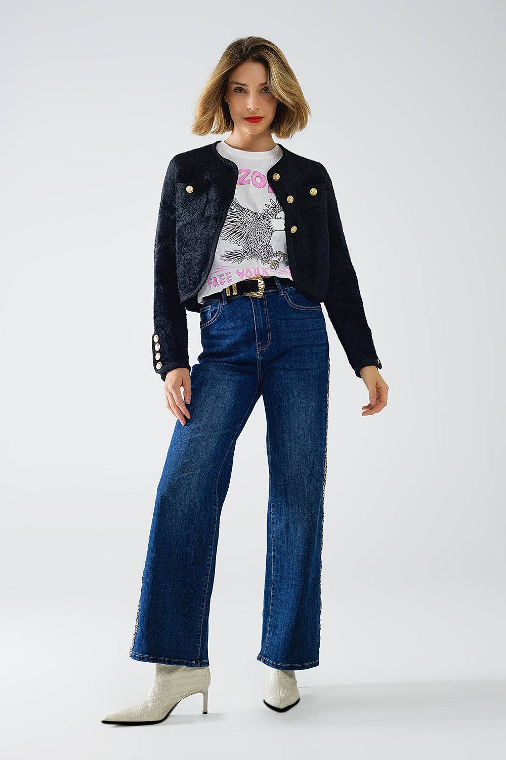 The Vanessa Fuzzy Cardigan Jacket