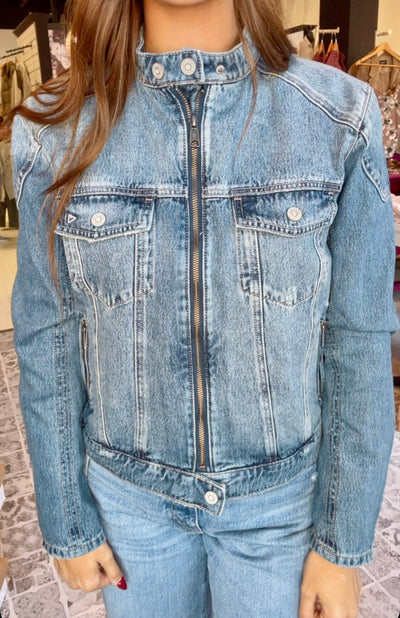 HIDDEN The Lizzie Studded Biker Jacket