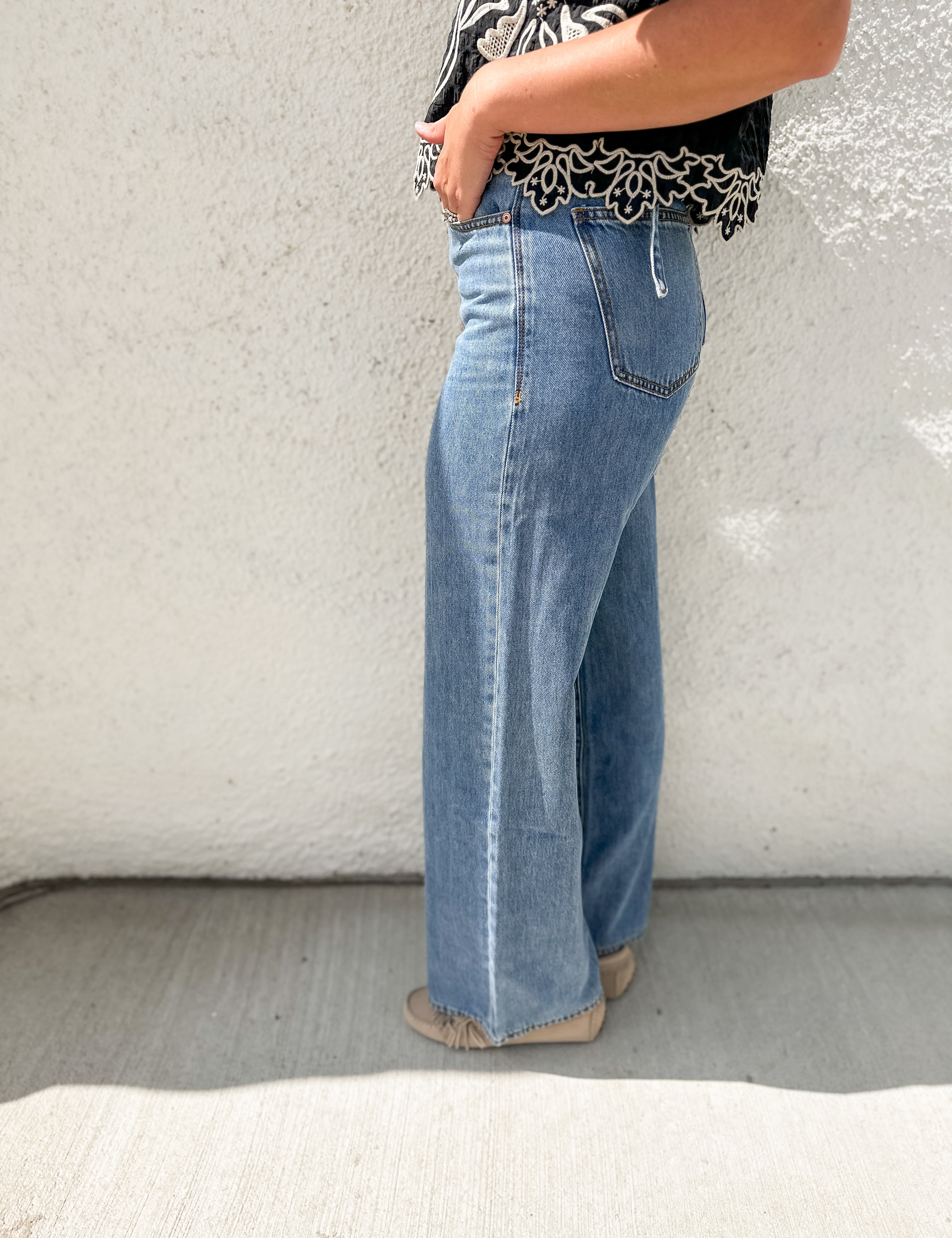 The Brynn Self Tie Wide Leg by Habitual