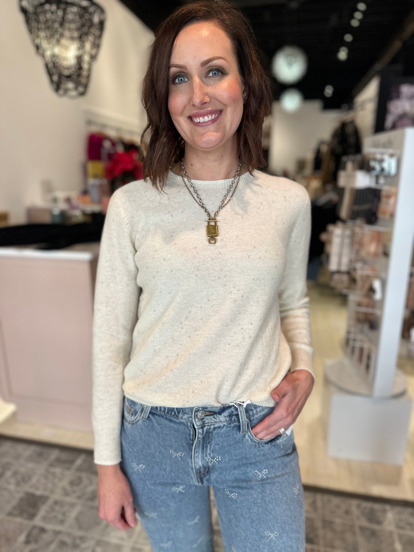 The Oaklynn Sparkled Sweater