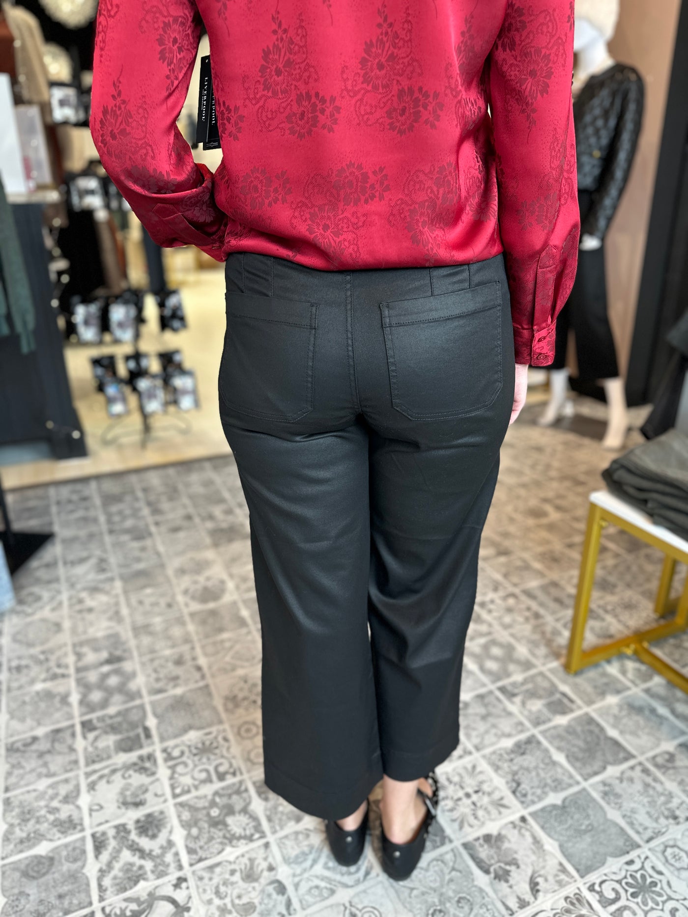 LIVERPOOL The Crop Wide Leg 27" Inseam