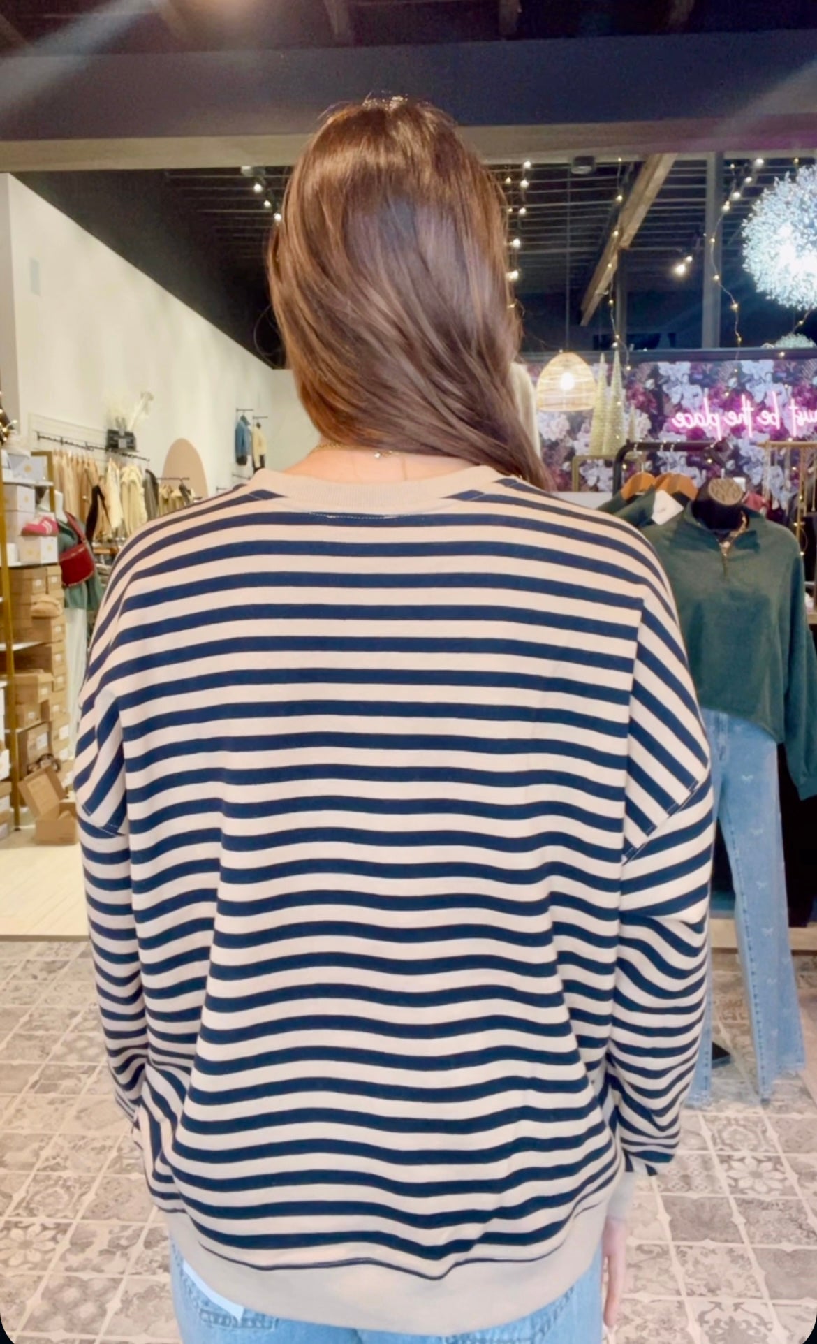 The Brecklyn Striped Sweatshirt
